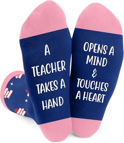 Teacher Gifts,End of Year School Teacher Appreciation Gifts for Teachers Retirement Birthday Graduation Christmas Valentines Day Thanksgiving High School Thank You Gift Socks Present,Stocking Stuffers in Saudi Arabia