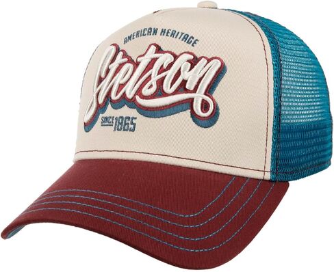 قبعة بيسبول Stetson Madison Trucker Snapback شبكية 100% قطن للرجال صيف وشتاء in Saudi Arabia