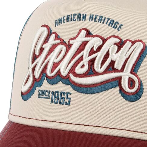 قبعة بيسبول Stetson Madison Trucker Snapback شبكية 100% قطن للرجال صيف وشتاء in Saudi Arabia
