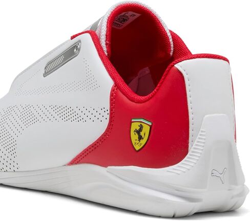 Puma Men's Ferrari Drift CAT Decima Sneaker, Puma White-Puma White, 9.5 in Saudi Arabia