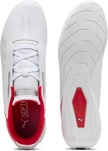 Puma Men's Ferrari Drift CAT Decima Sneaker, Puma White-Puma White, 9.5 in Saudi Arabia