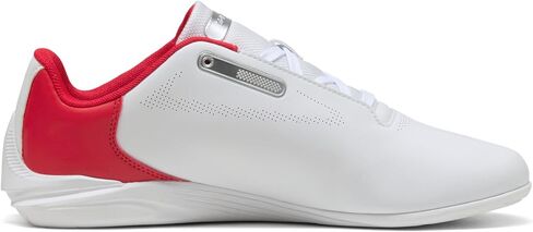 Puma Men's Ferrari Drift CAT Decima Sneaker, Puma White-Puma White, 9.5 in Saudi Arabia