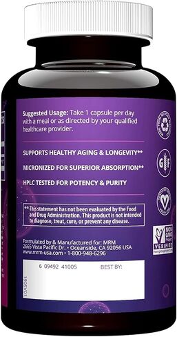 MRM Nutrition DHEA 50mg | Healthy Aging | Micronized for Absorption | Memory + Mood | HPLC Tested for Purity + Potency | Gluten-Free + Vegan + Non GMO | 90 Servings in Saudi Arabia