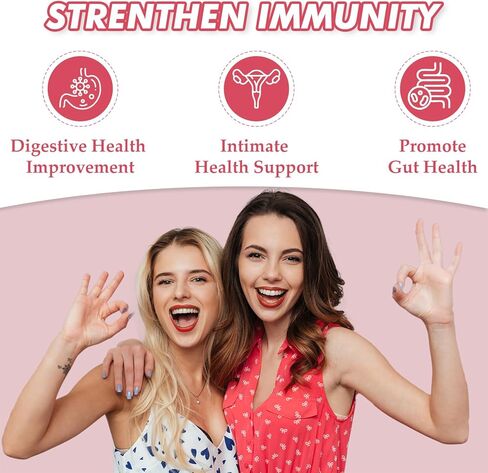 Skiseoy Pineapple Gummies for Women pH - Feminine Balance Gummies for Flora and Vaginal Health + Vitamin C for Immune Support, Probiotics Women's pH Balance Gummy Nutrition Vegan Friendly, 90 Counts in Saudi Arabia