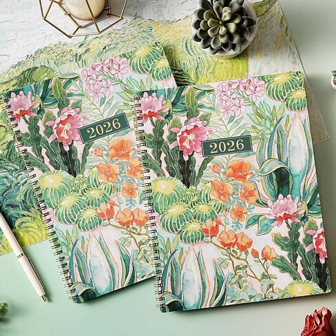 2024 Planner – Planner 2024 from January 2024 to December 2024, 8.5" x 6.4", 2024 Planner Weekly and Monthly with Tabs, Flexible Hardcover, Strong Twin - Wire Binding, Inner Pocket, Elastic Closure in Saudi Arabia