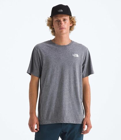 The North Face Mens Sunlit Summit Short Sleeve Tee - Casual Stylish Graphic T-Shirt, Regular Fit, Soft Cotton Fabric in Saudi Arabia
