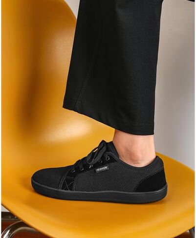 Soft time TOY Minimalist Barefoot Shoes for Men Zero Drop Sneakers Breathable Anti- Slip Lace up in Saudi Arabia
