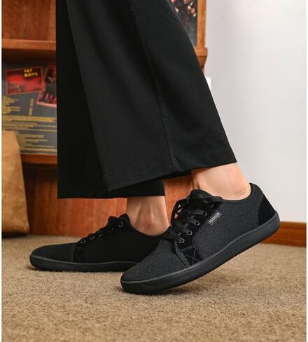 Soft time TOY Minimalist Barefoot Shoes for Men Zero Drop Sneakers Breathable Anti- Slip Lace up in Saudi Arabia