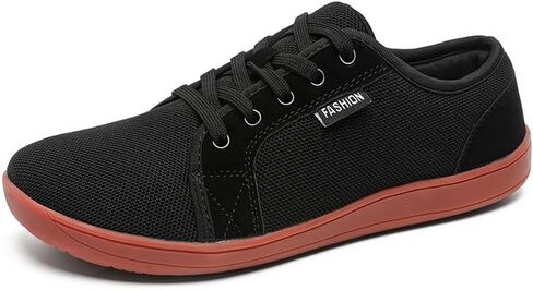 Soft time TOY Minimalist Barefoot Shoes for Men Zero Drop Sneakers Breathable Anti- Slip Lace up in Saudi Arabia