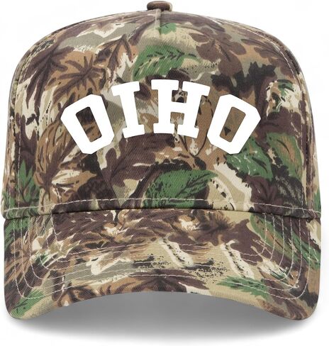 Ohio Upside Down Reversed Vintage Trucker Hat | OH | Premium Adjustable Snapback Baseball Hat for Men & Women in Saudi Arabia