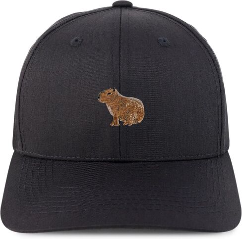 متجر الملابس العصرية Capybara المطرزة التصحيح منظم 6 لوحة Snapback قبعة بيسبول in Kuwait