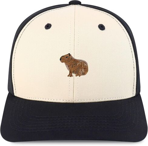 متجر الملابس العصرية Capybara المطرزة التصحيح منظم 6 لوحة Snapback قبعة بيسبول in Kuwait