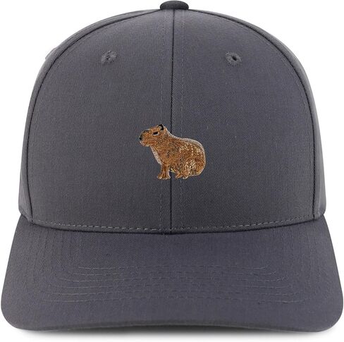 متجر الملابس العصرية Capybara المطرزة التصحيح منظم 6 لوحة Snapback قبعة بيسبول in Kuwait