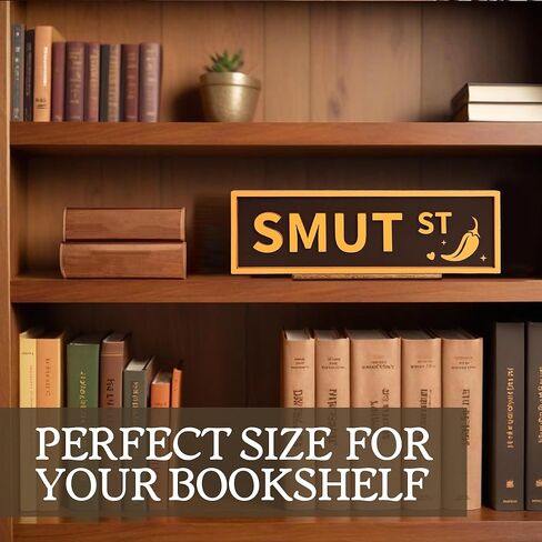 smut st علامة ديكور رف الكتب، كتاب مضحك قراءة هذا العام عداد smut book Merch للقراء، هدايا لمحبي الكتب البذيئة، ملحقات زاوية الكتب لزاوية القراءة in Kuwait