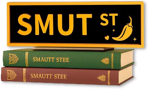 smut st علامة ديكور رف الكتب، كتاب مضحك قراءة هذا العام عداد smut book Merch للقراء، هدايا لمحبي الكتب البذيئة، ملحقات زاوية الكتب لزاوية القراءة in Kuwait