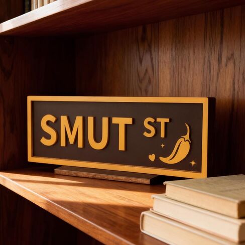 smut st علامة ديكور رف الكتب، كتاب مضحك قراءة هذا العام عداد smut book Merch للقراء، هدايا لمحبي الكتب البذيئة، ملحقات زاوية الكتب لزاوية القراءة in Kuwait