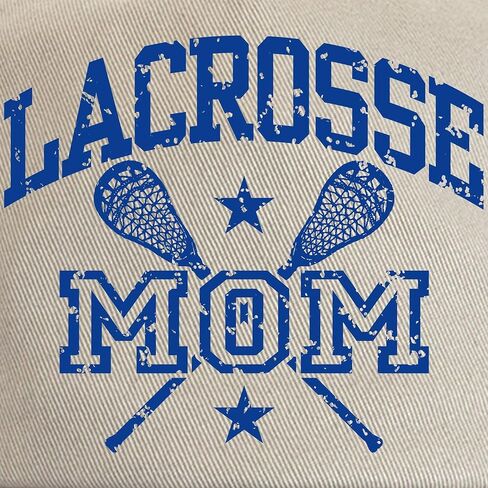 قبعة CafePress Lacrosse Mom قبعة بيسبول فريدة قابلة للتعديل in Kuwait