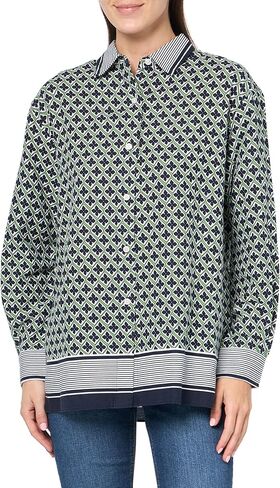 Nautica Womens Linen Blend Long Sleeve Button Through Shirt in Saudi Arabia
