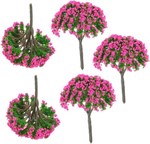 10Pcs Miniature Model Trees for Sand Table Landscape Decoration Artificial Tree Scenery Models for Table Centerpieces Layout Miniature Landscape Decor in Saudi Arabia