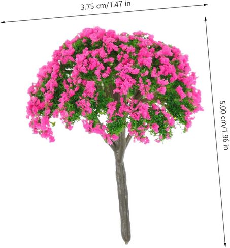 10Pcs Miniature Model Trees for Sand Table Landscape Decoration Artificial Tree Scenery Models for Table Centerpieces Layout Miniature Landscape Decor in Saudi Arabia