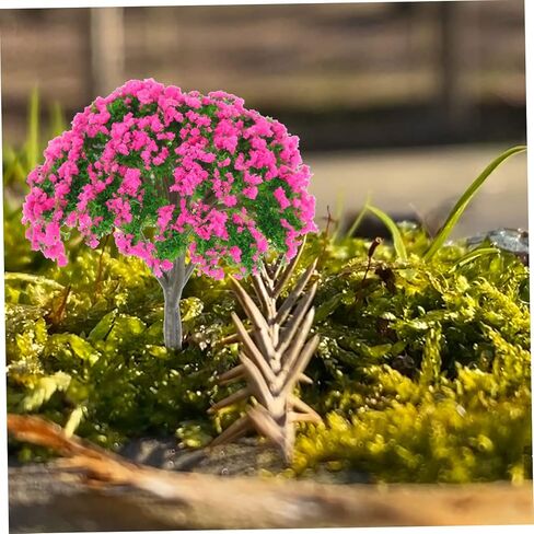 10Pcs Miniature Model Trees for Sand Table Landscape Decoration Artificial Tree Scenery Models for Table Centerpieces Layout Miniature Landscape Decor in Saudi Arabia