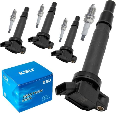 KSU Ignition Coil Pack with Iridium Spark Plug Lexus Sc430 Gx470 Gs430 Lx470 Ls430 Land Cruiser Tundra Sequoia 4runner 4.3L 4.7L V8 UF230 9091902230 in Saudi Arabia