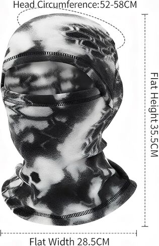 Unisex Camouflage Fleece Skullies & Beanies, Warm & Windproof Winter Hat for Outdoor Activities, Cycling, Skiing, Running in Saudi Arabia