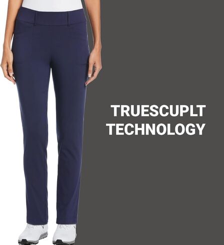 Callaway Women’s Pull-On Stretch Golf Pants with Truesculpt, 29"/32" Inseams, Moisture-Wicking, Eco-Friendly, Ventilated, Brilliant White, Small/32 Inseam in Saudi Arabia