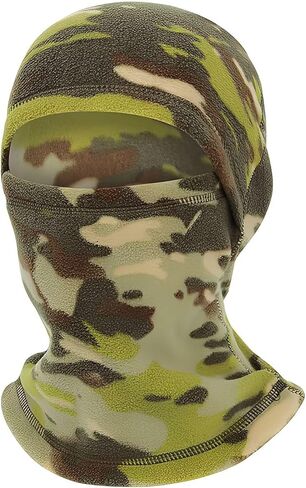 Unisex Camouflage Fleece Skullies & Beanies, Warm & Windproof Winter Hat for Outdoor Activities, Cycling, Skiing, Running in Saudi Arabia