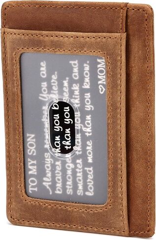 محافظ FAYERXL البسيطة هدية للابن والابنة من Mom Dad Slim Wallet ومحفظة الجيب الأمامي RFID in Kuwait