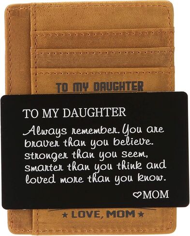 محافظ FAYERXL البسيطة هدية للابن والابنة من Mom Dad Slim Wallet ومحفظة الجيب الأمامي RFID in Kuwait