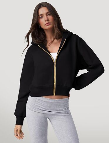 IWD زمم هوديي للنساء الصوف اقتصاص بلوزات كبيرة الحجم كم طويل سترات رجالي ملابس الشتاء 2025 in Saudi Arabia
