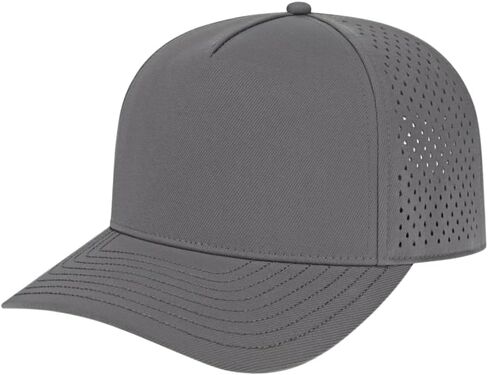 Cap America i8540 Premium Water-Resistant Perforated Medium Profile 5-Panel Cap w/UV Guard & Adjustable Snapback in Saudi Arabia