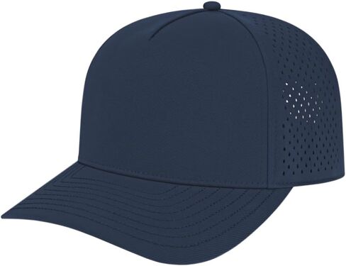 Cap America i8540 Premium Water-Resistant Perforated Medium Profile 5-Panel Cap w/UV Guard & Adjustable Snapback in Saudi Arabia
