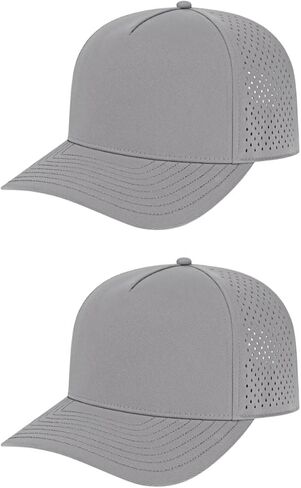 Cap America i8540 Premium Water-Resistant Perforated Medium Profile 5-Panel Cap w/UV Guard & Adjustable Snapback in Saudi Arabia