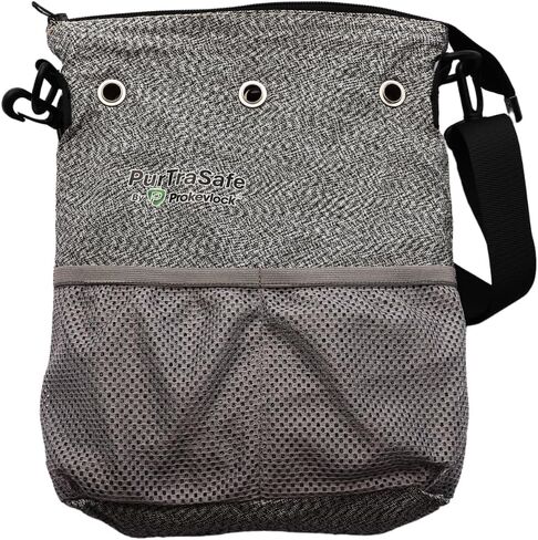 Prokevlock PurTraSafe Anti-Theft Crossbody Purse, UHMWPE & HPPE level V Material, Gray, Portable Key Lock Storage Purse for Travel, Camping, Pool, Beach, and More in Saudi Arabia