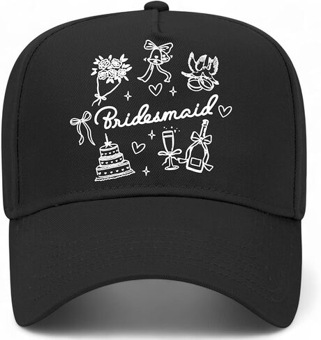 قبعة سائق الشاحنة الكلاسيكية لوصيفة العروس | زفاف خطيبة زواج مربية العروس | قبعة بيسبول Snapback ممتازة للنساء والزوجات in Saudi Arabia
