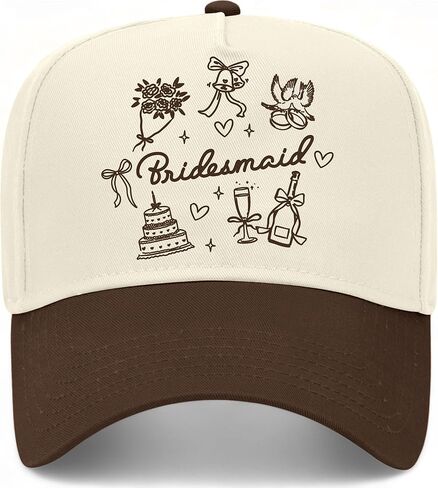 Bridesmaid Mix Vintage Trucker Hat | Wedding Marriage Fiancée Matron Bride | Premium Snapback Baseball Hat for Women & Wives in Saudi Arabia