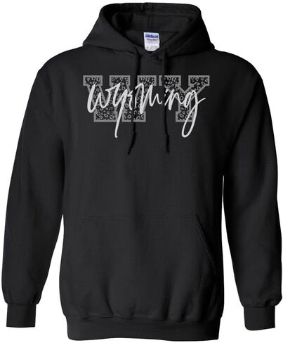 TeesAndTankYou Layered Wyoming Hoodie Sweatshirt Unisex in Saudi Arabia