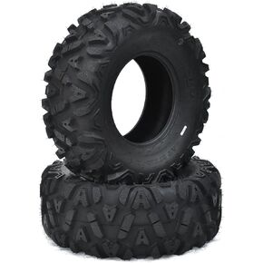25x10-12 UTV Tires 6PR 25x10x12 High Load All-Terrain Tires TL, Set of 2 in Kuwait