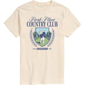 مونوبولي - كونتري كلوب - تي شيرت رجالي برسومات بأكمام قصيرة in Kuwait