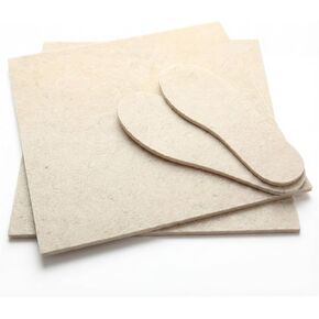 Cuffbow 2 قطعة نعال صوف للرجال والنساء والأطفال مقصوصة حسب الحجم نعل صوف للأحذية الدافئة ووسادة القدم وبطانات مريحة للطقس البارد 12 × 12 بوصة in Kuwait