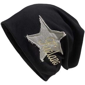 Peoaieh Y2K Slouch Hat Star Beanie Hat Grunge Accessories Winter Warm Cap Retro Design Knit Beanie for Women Men in Kuwait