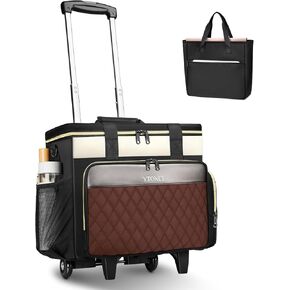 حقيبة مدرس ytonet المتداول ، حقيبة حمل مدرس متعددة الوظائف مع حملات Dolly & File القابلة للفصل ، حقيبة كبيرة متداول مع مقصورة كمبيوتر محمول مبطن 15.6 بوصة للتدريس ، المكتب ، العمل ، الحرف ، الأسود in Kuwait