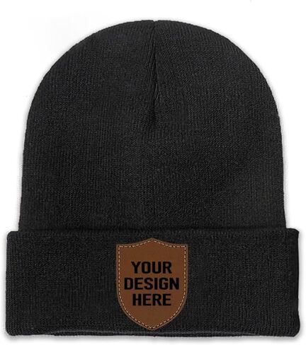 Bulk Custom Beanie for Women and Men Personalized Winter Knit Hat Design Your Own Text/Logo/Photo As Gifts in Saudi Arabia
