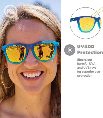 نظارات شمسية مستقطبة للأطفال من Knockaround SpongeBob SquarePants Premium - عدسات مقاومة للصدمات وحماية كاملة من الأشعة فوق البنفسجية 400 in Kuwait