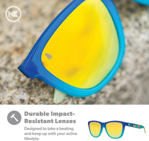 نظارات شمسية مستقطبة للأطفال من Knockaround SpongeBob SquarePants Premium - عدسات مقاومة للصدمات وحماية كاملة من الأشعة فوق البنفسجية 400 in Kuwait