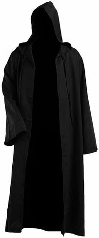 Piwixotu Mens Hooded Cloak Knight Tunic Cape Halloween Hoodies Robe Costume in Saudi Arabia