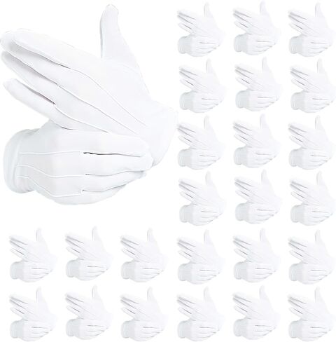White Gloves Men Marching Band Gloves Mens Bulk Uniform Gloves Men Can Be Used As White Parade Gloves Usher Uniforms in Kuwait