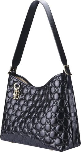 Royal Bagger Genuine Cow Leather Quilted Crossbody Bag for Women, Large Capacity Tote Handbag, Fashion Shoulder Purse 3267 in Saudi Arabia